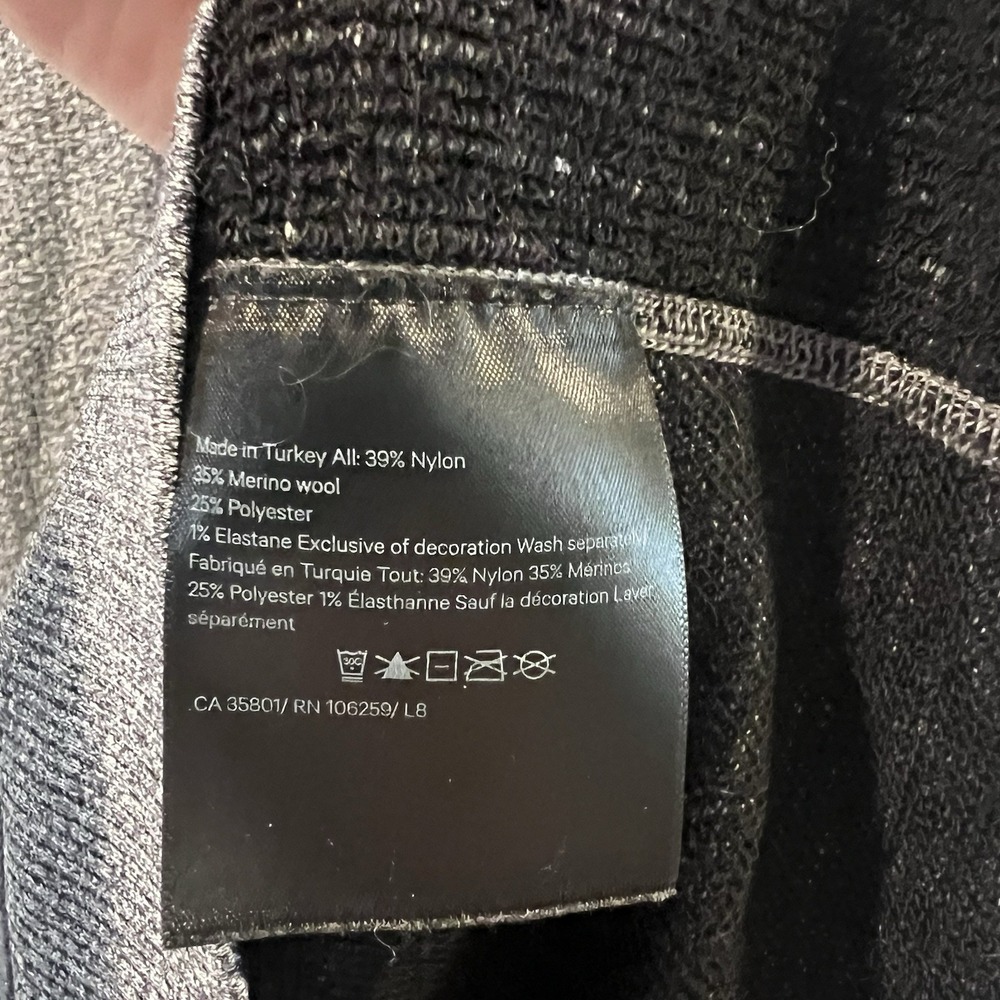 Lululemon Sweater Mens Large‎ Gray Engineered Warmth Lined Sweatshirt Pullover - Picture 7 of 9
